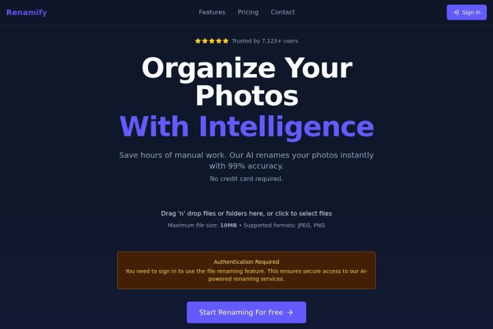 Renamify 界面截图