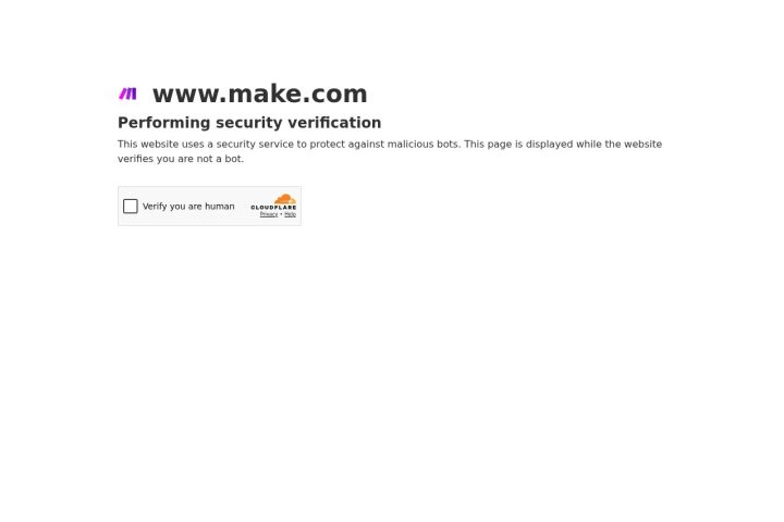 Make AI 智能体工具截图