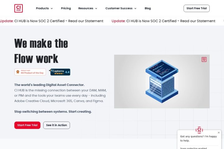 CI HUB 界面截图