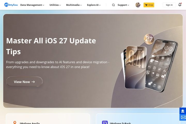 iMyFone 界面截图