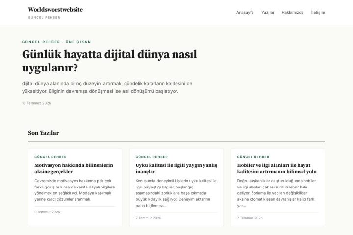 Worldsworstwebsite 界面截图