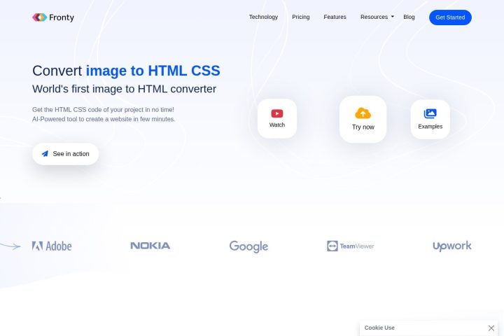 Fronty AI 智能体工具截图