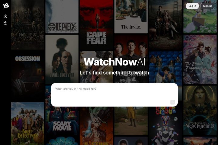WatchNow AI 界面截图