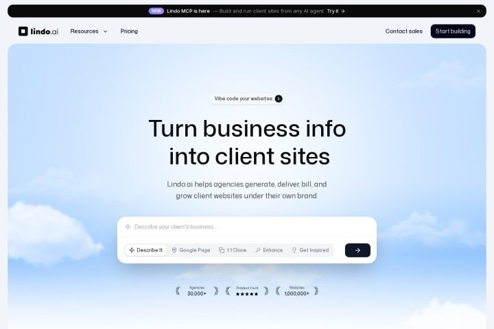 Lindo.ai 界面截图