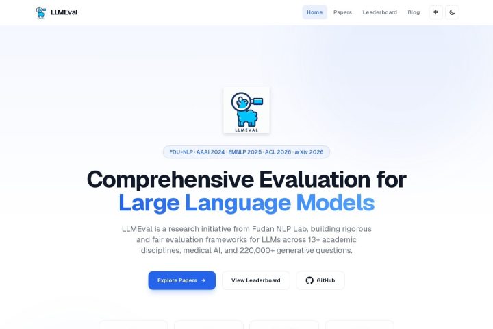 LLMEval AI 智能体工具截图